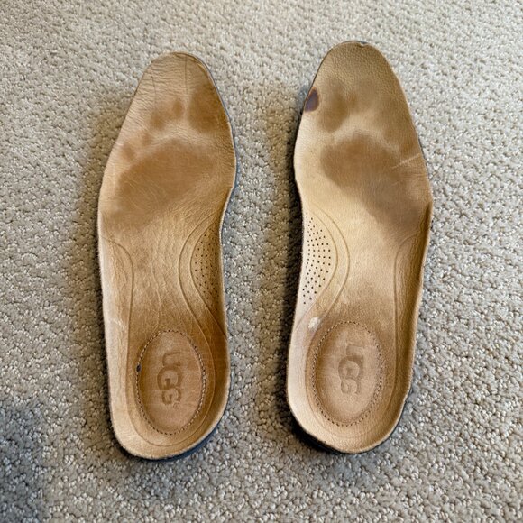 Ugg Australia Mens Leather Loafers Pointe Sheepskin Slip On #1002442 Size 11 - Picture 14 of 15